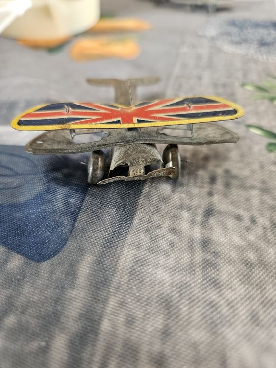 Jouet Ancien Tôle Rare Avion Militaire US Air Force Ingap
