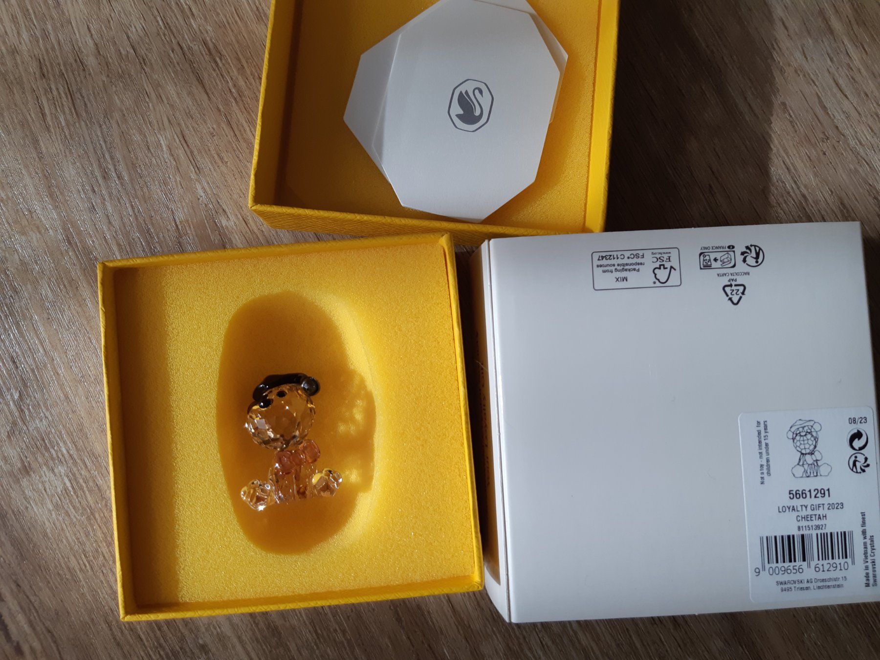 Swarovski Statuette: Swarovski Gepard Cheetah Loyalty 2023 – Nuovo e nell'imballaggio originale da Thierachern venduto da Shila99 4