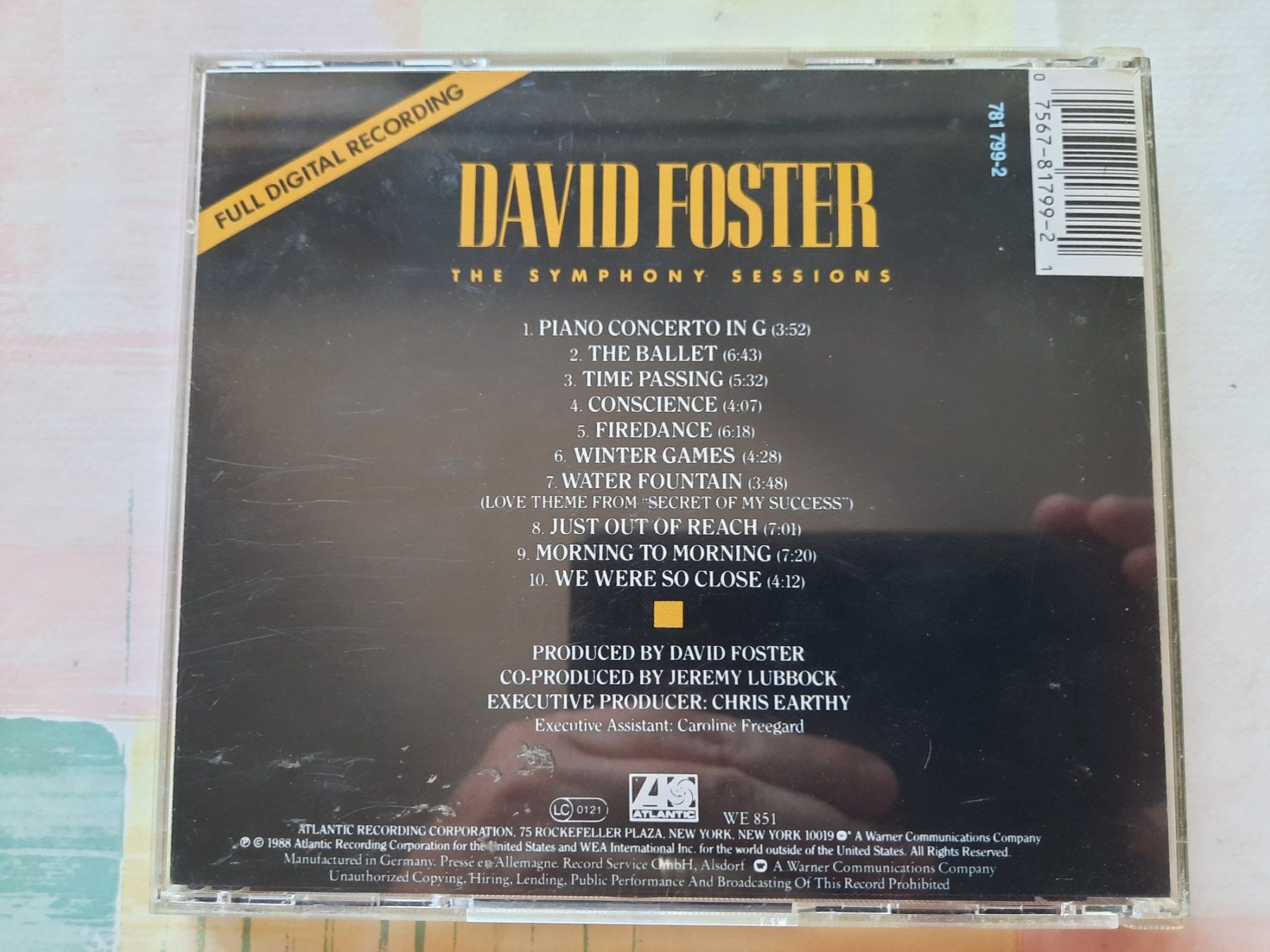 CDs: CD David Foster - The Symphony Sessions – Gebraucht aus Pully von bro_n52j 1
