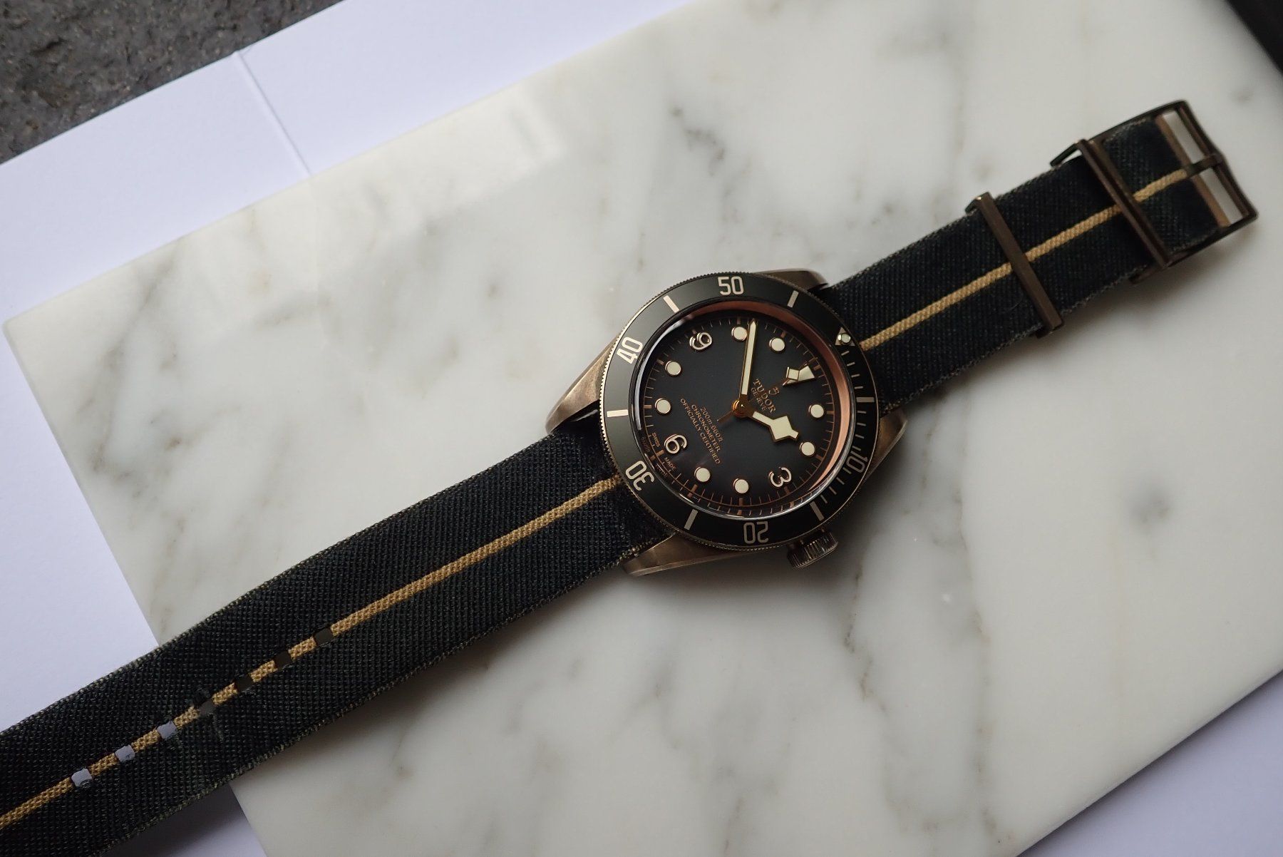 Tudor Orologi: TUDOR BRONZE CHRONOMETER AUTOMATIC 200METER,43MM. – Usato da Wohlen AG venduto da kingwatcheshere 3