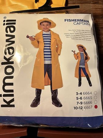 Kapitän Kostüm 10-12 Jahre