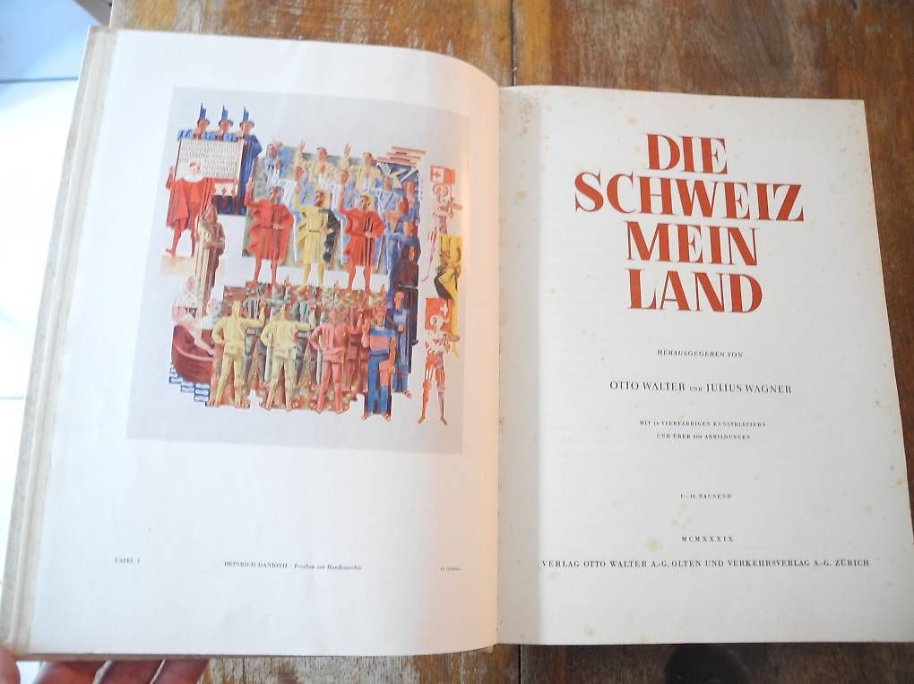 Livres: Die Schweiz mein Land – D'occasion à Lostallo par 137264
