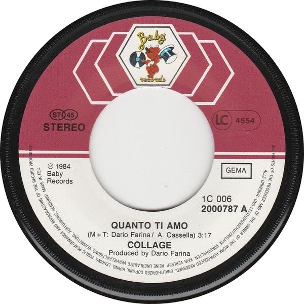 Dischi in vinile: Collage  – Quanto Ti Amo – Usato da steckborn venduto da veckot 1