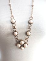 Vintage Kette, goldig, 78 cm