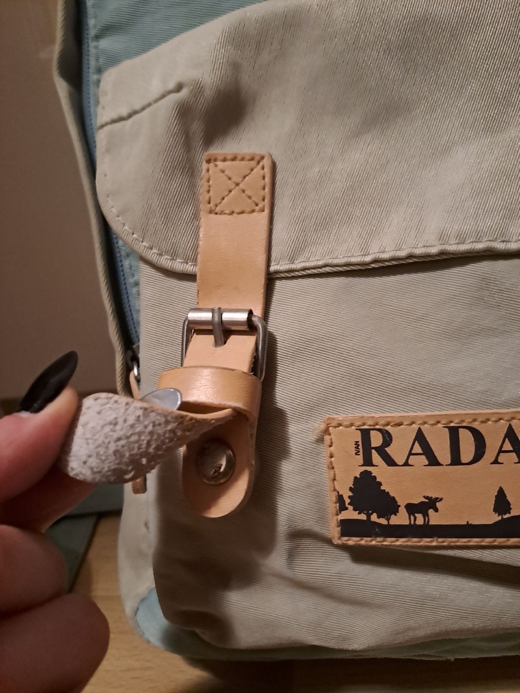 Zaini: Rada Rucksack Beige Blau – Usato da Wädenswil venduto da FrieBro 1