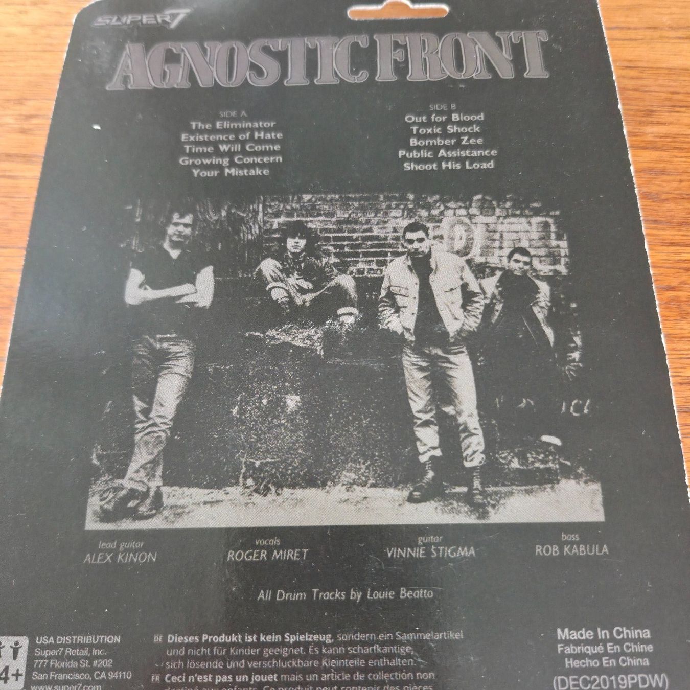 Statuette: Agnostic Front Eliminator Super7 ReAction Figur Black PUNK – Nuovo (secondo la descrizione) da Zürich venduto da Wickeddude 6