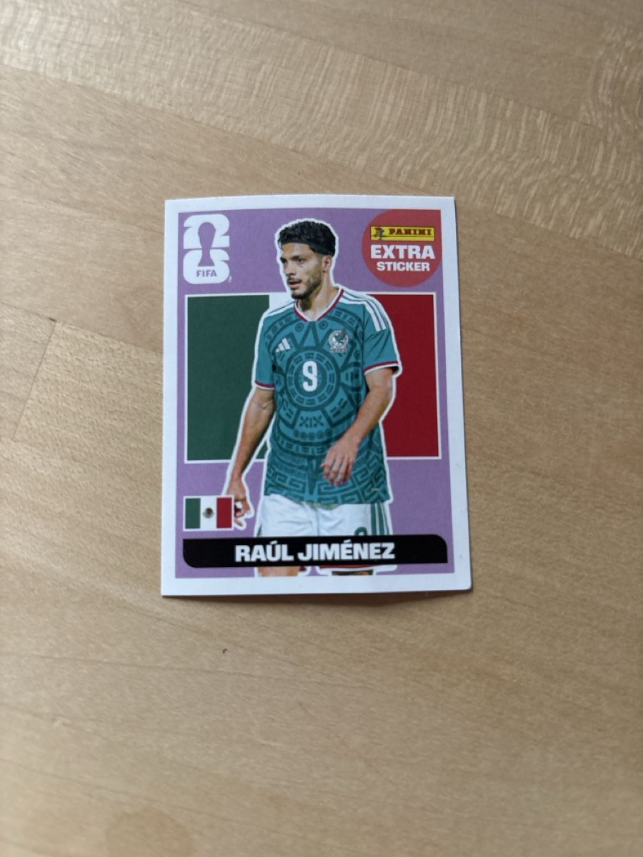 Panini Sammelbilder & Trading cards: Lila Extra Sticker von Raúl Jiménez – Neu (gemäss Beschreibung) aus Hilterfingen von sparrowxy 1
