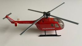SIKU Helikopter BO 105 Feuerwehr, Siku Hubschrauber rot