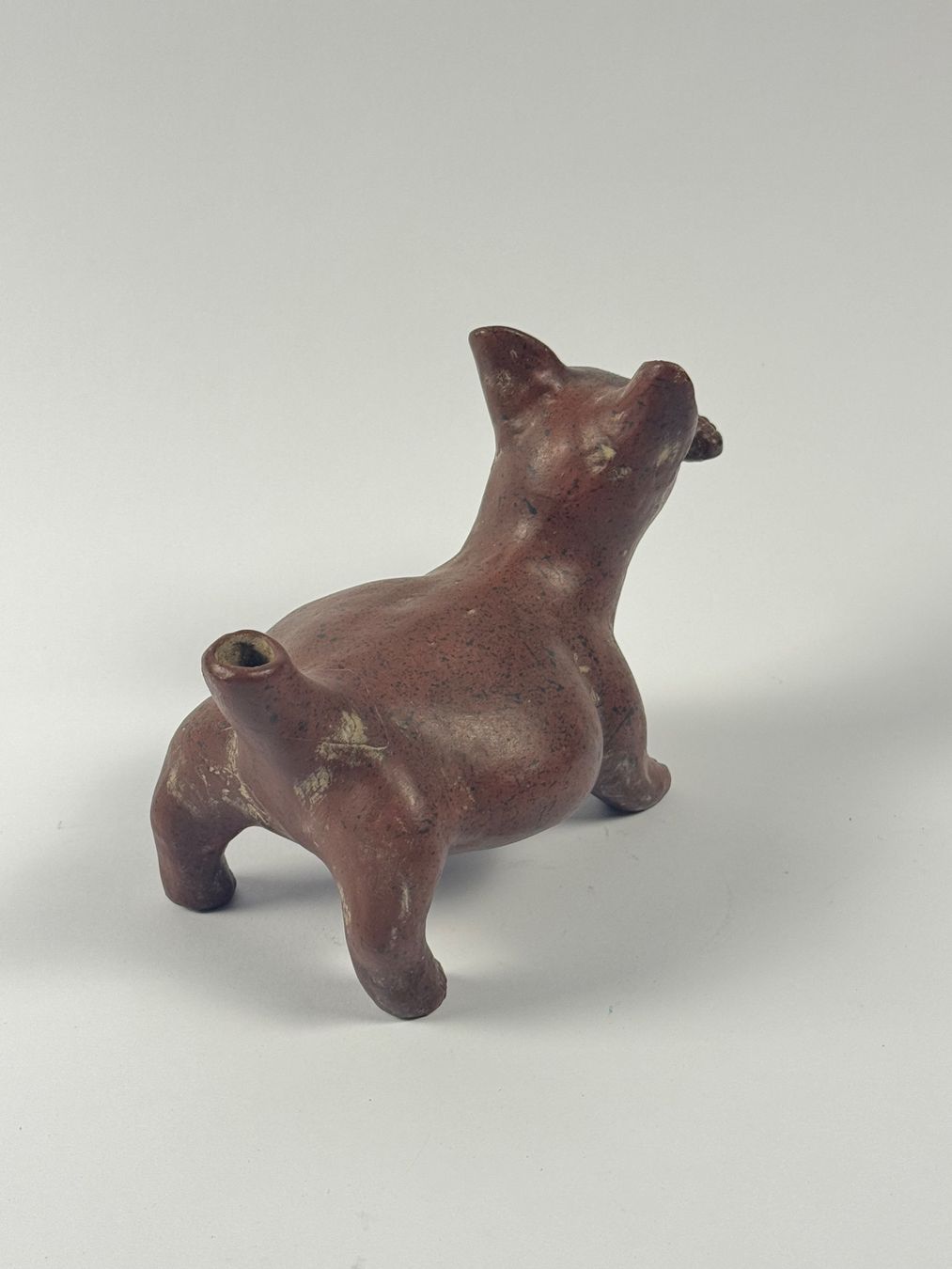 Sculture & Statue: Statuetta cane in terracotta con mais – Usato da Genève venduto da Atelier.Curio 4