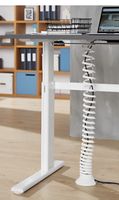 Kabelspirale, Ausziehhöhe 1300 mm, Ø 90 mm, vertikal bis zum