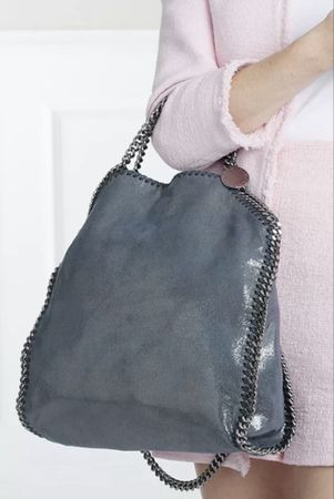 Stella McCartney Falabella metallic 3 chain Tote Bag wie NEU