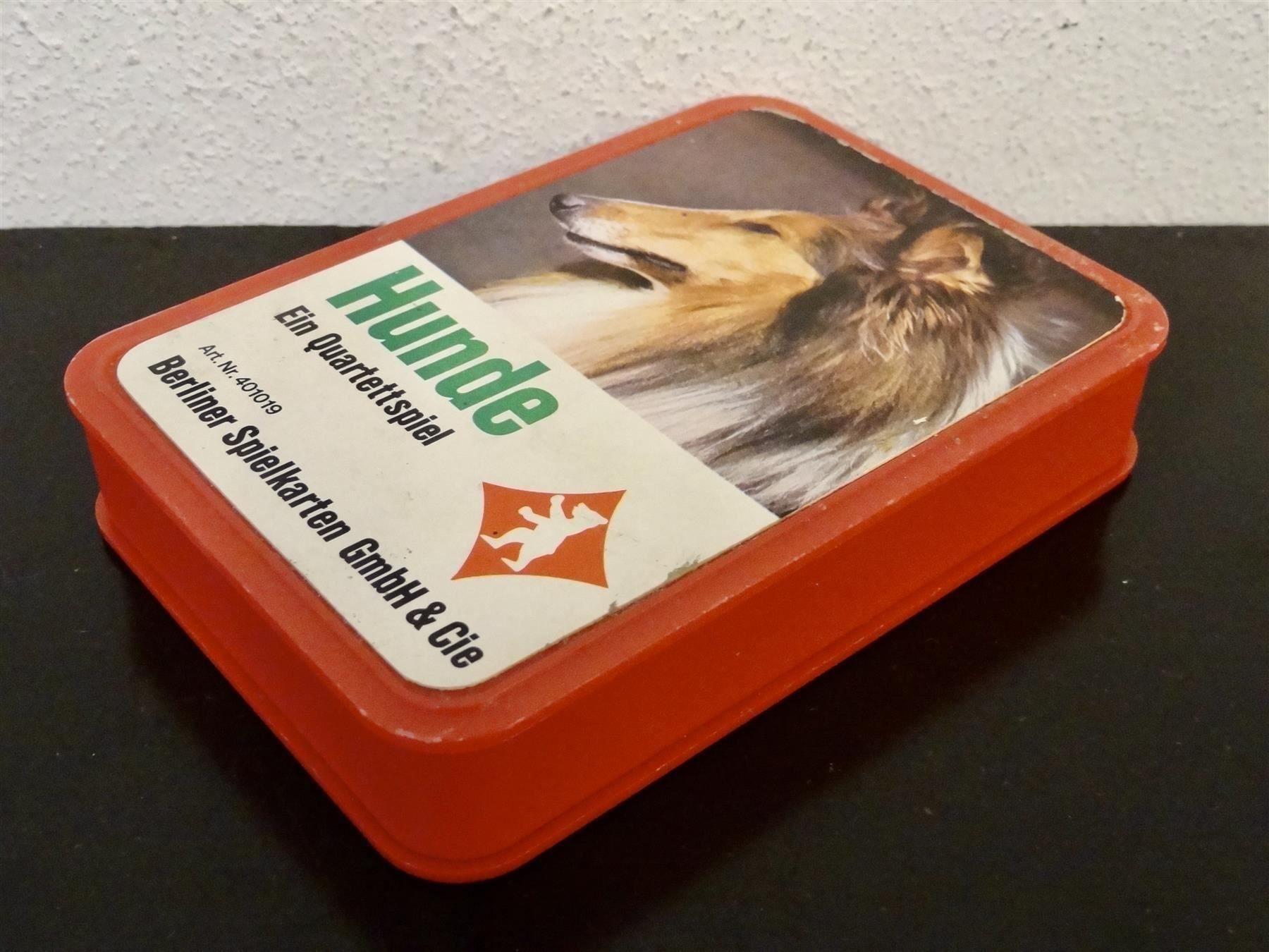 Spiele: altes Quartett TIER-QUARTETT HUNDE HUND – Gebraucht aus Kerzers von wisaundso 1