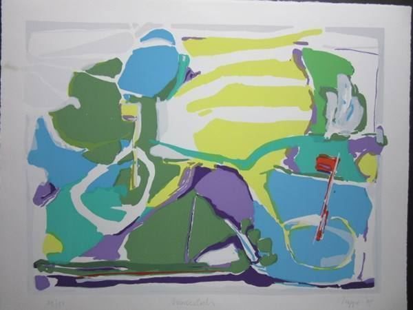Grafica & Litografie: Peter Hoppe LITHOGRAPHIE SIGNIERT NUMMERIERT – Usato da Gersau venduto da grafik-kunst 1