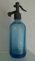Syphon-Flasche Blau von Szücs Antal mit Original-Kopf