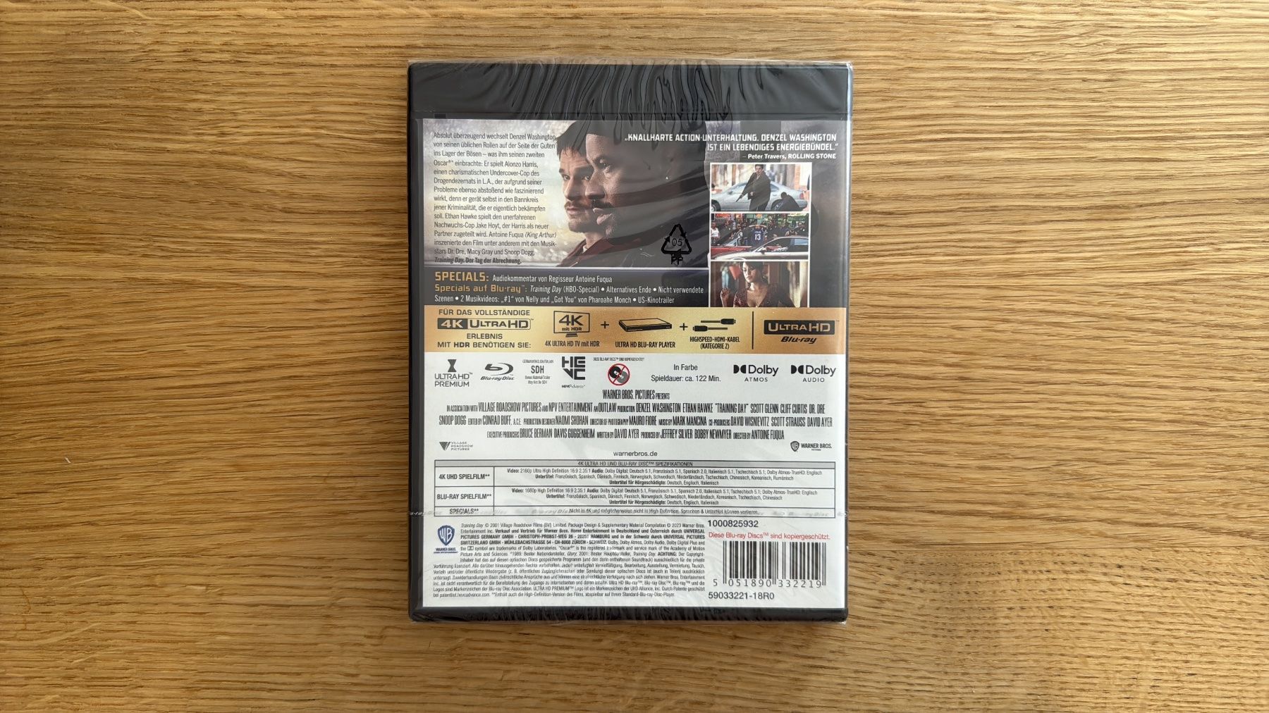 Alle DVDs: Training Day - 4K UHD Blu-Ray – Neu und originalverpackt aus Wallisellen von Art_Vendorlay 1