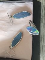 Ohrringe und Ring Opal Silber neuwertig
