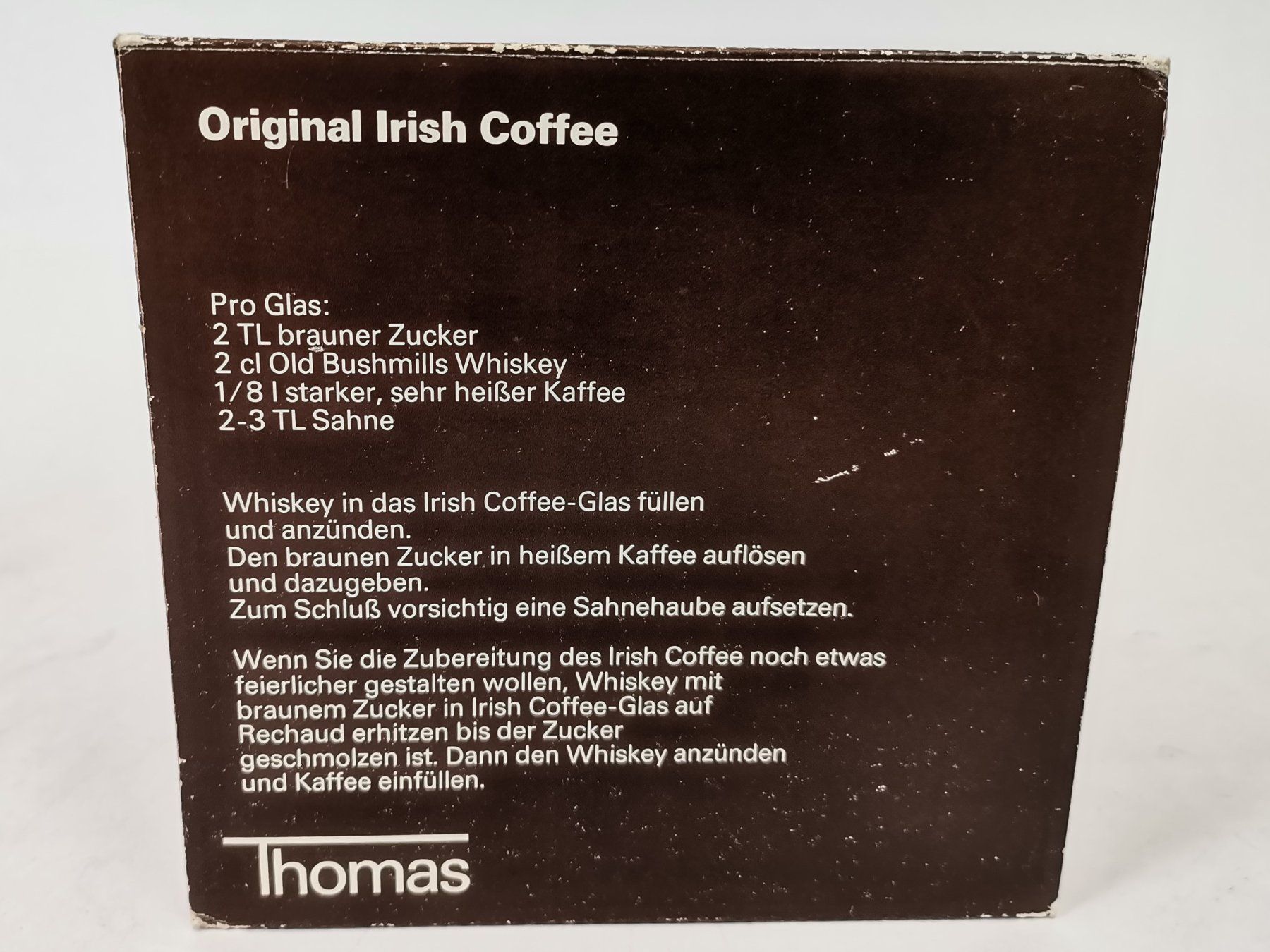 Thomas Bicchieri: THOMAS 4 Irish-Coffee Gläser – Usato da Schaffhausen venduto da Restwert_SH 6