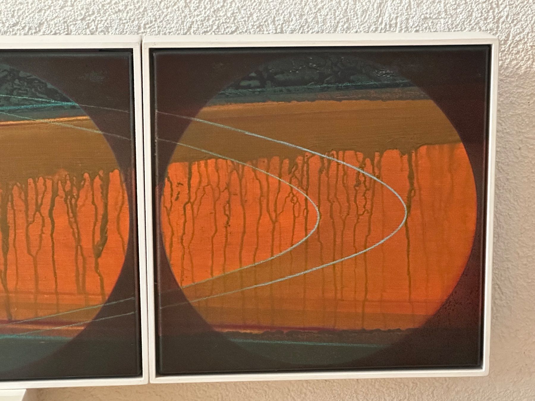 Dipinti: Vierteiliges Kunstwerk abstrakt – Usato da Bülach venduto da Jubet 4