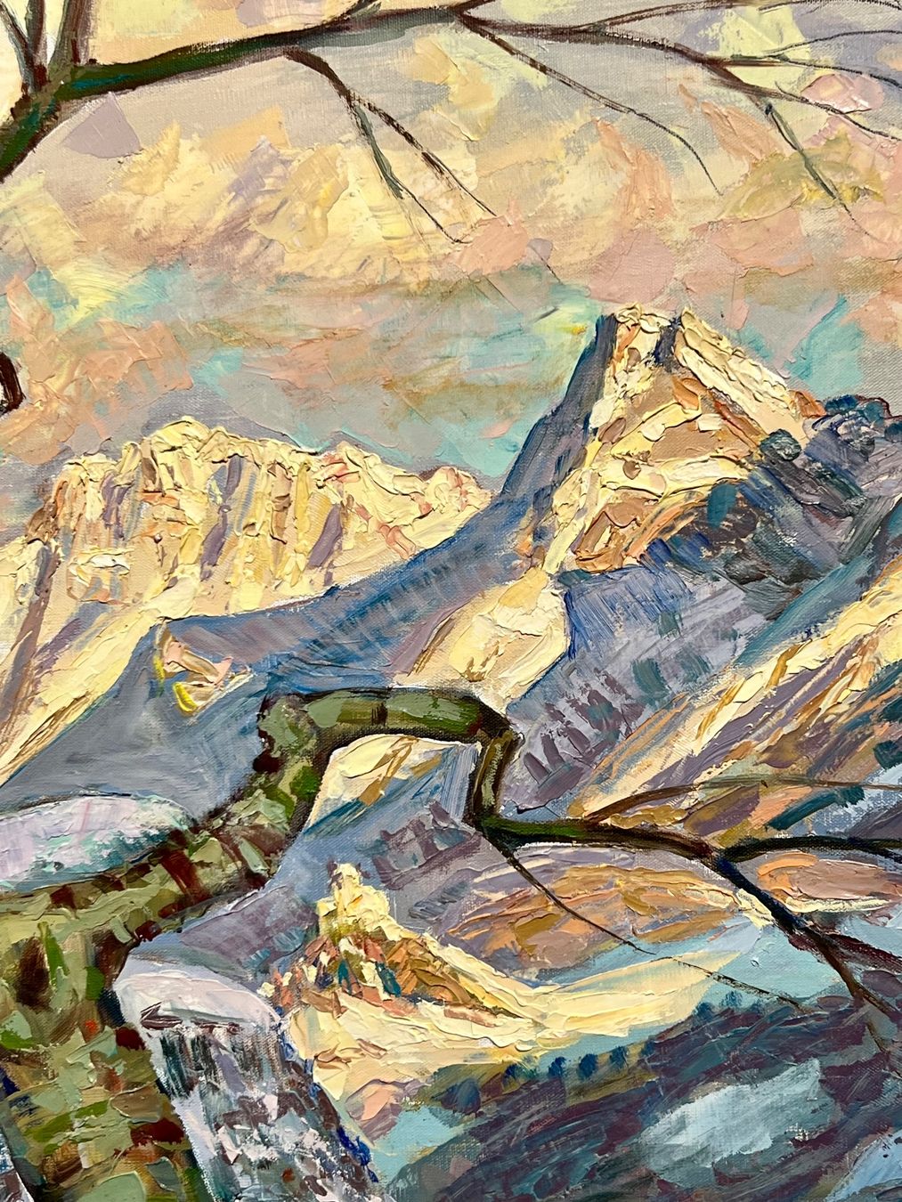 Dipinti: Nussio Engadin Ardez Scuol Tarasp Ftan Guarda Sent Gemälde – Nuovo (secondo la descrizione) da Gamprin venduto da Art75 5