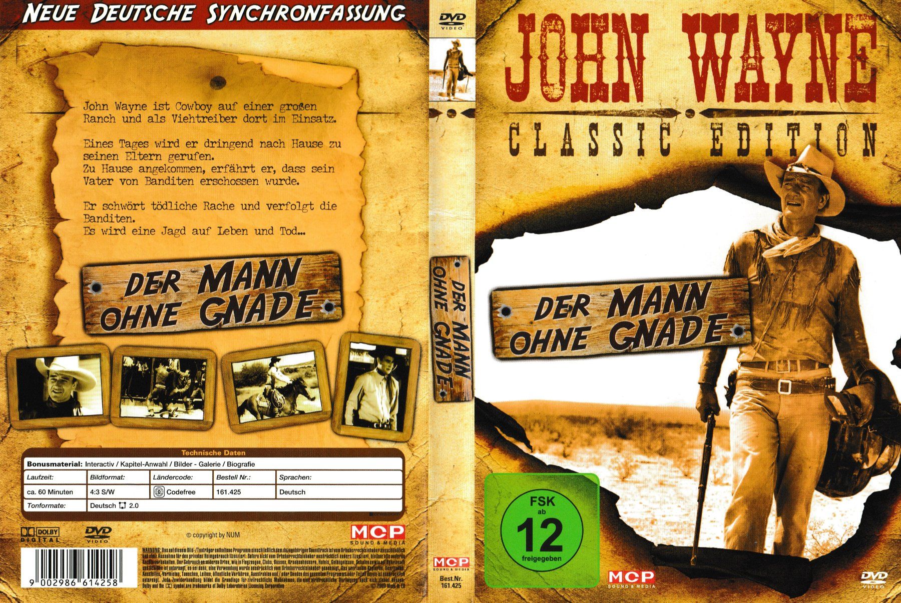 Alle DVDs: DVD - John Wayne - Der Mann ohne Gnade – Gebraucht aus Langnau am Albis von MediaRescuerKeLoX