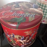 6x Bisquit Dosen / Vintage