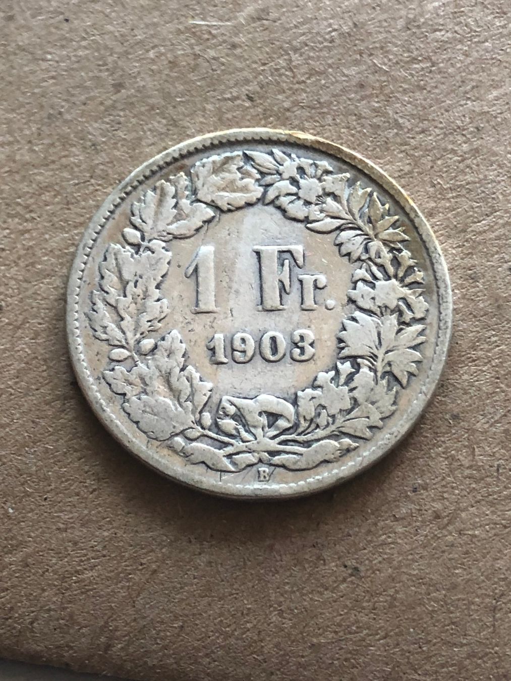 Toutes les monnaies: 1 Fr. 1903 – D'occasion à Schötz par Odpa
