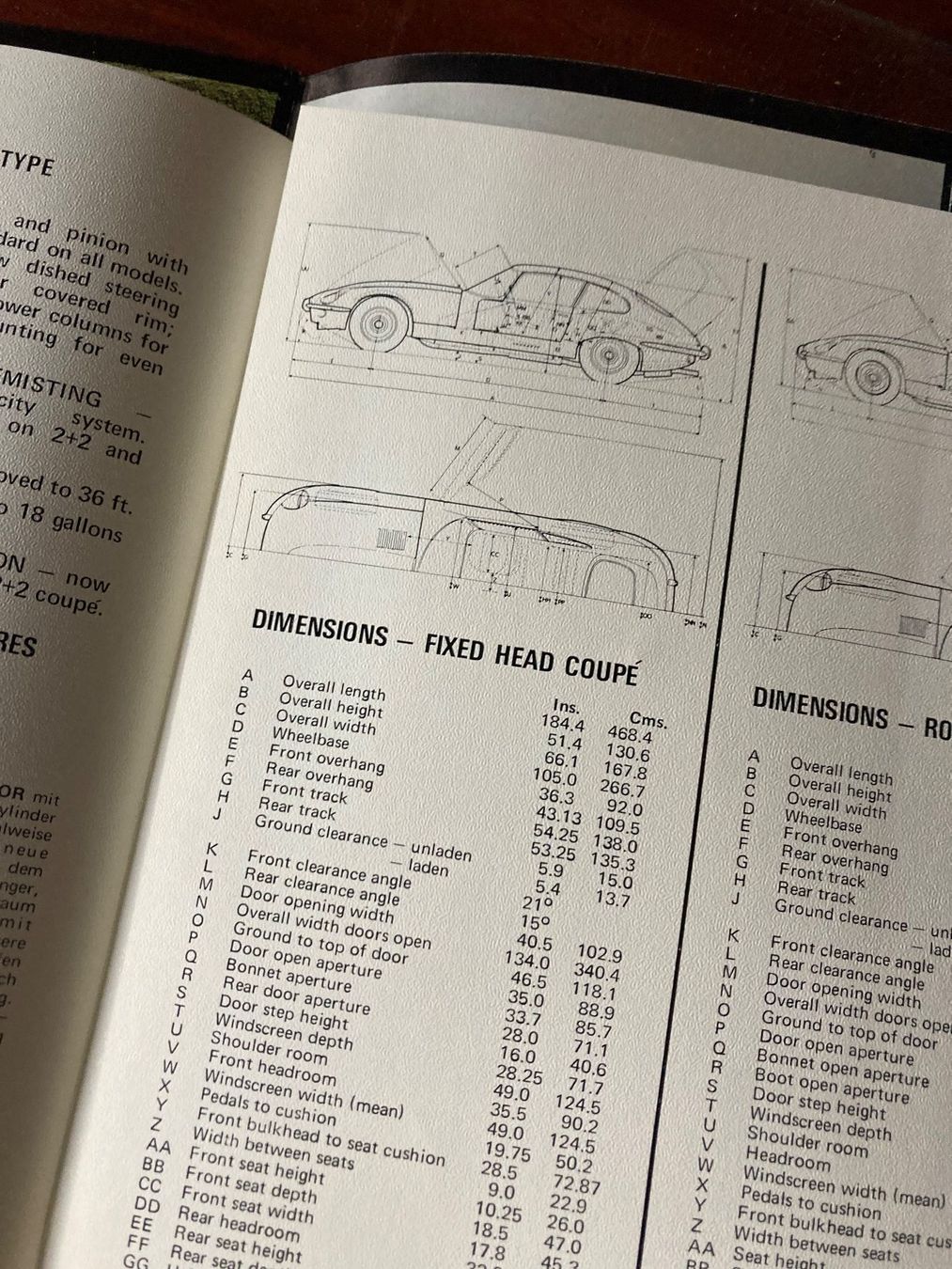 Jaguar Documenti: Jaguar serie 3 e-type Prospectus Auto Prospektus – Usato da St-Cierges venduto da LeRegain 6