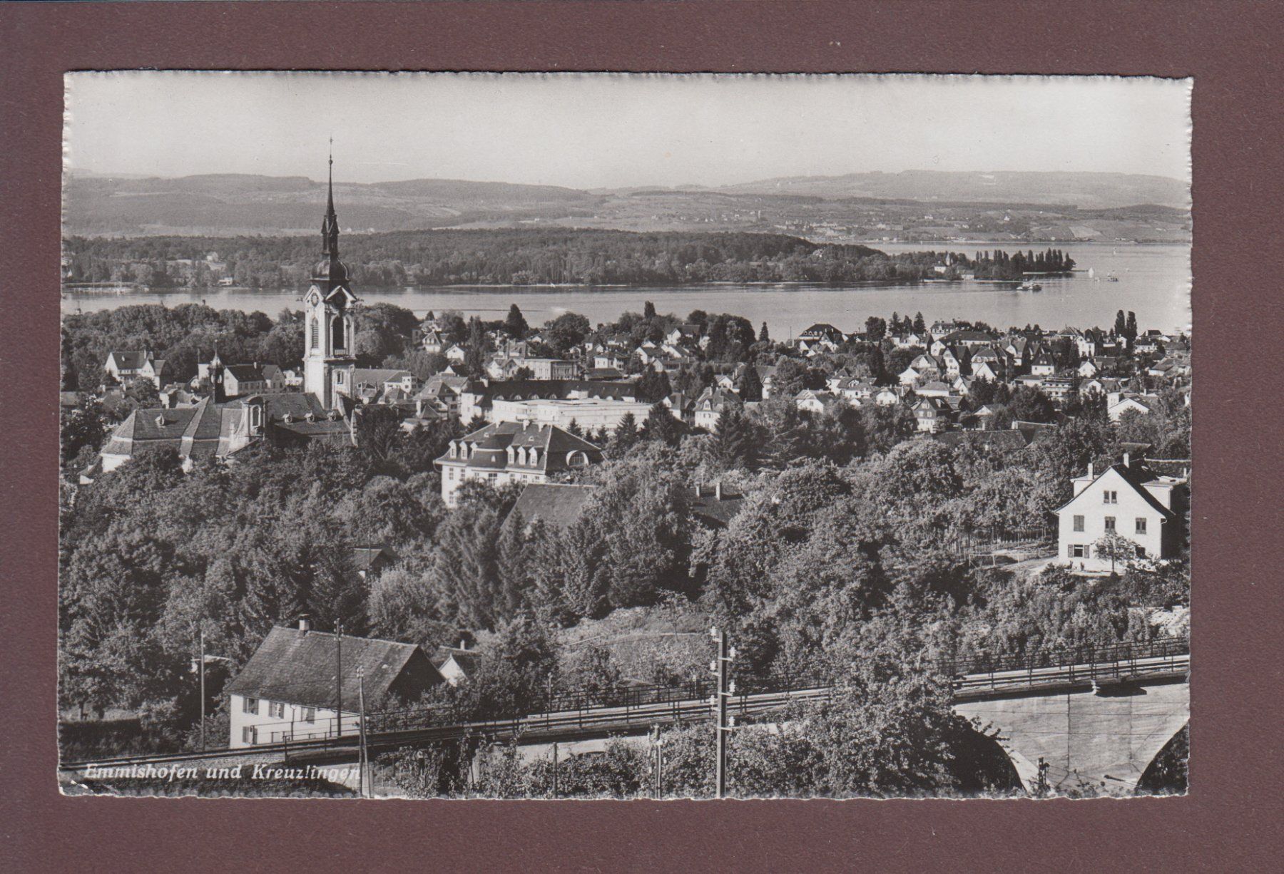 Cartoline postali: EMMISHOFEN - Kreuzlingen – Usato da Pully venduto da nicecards