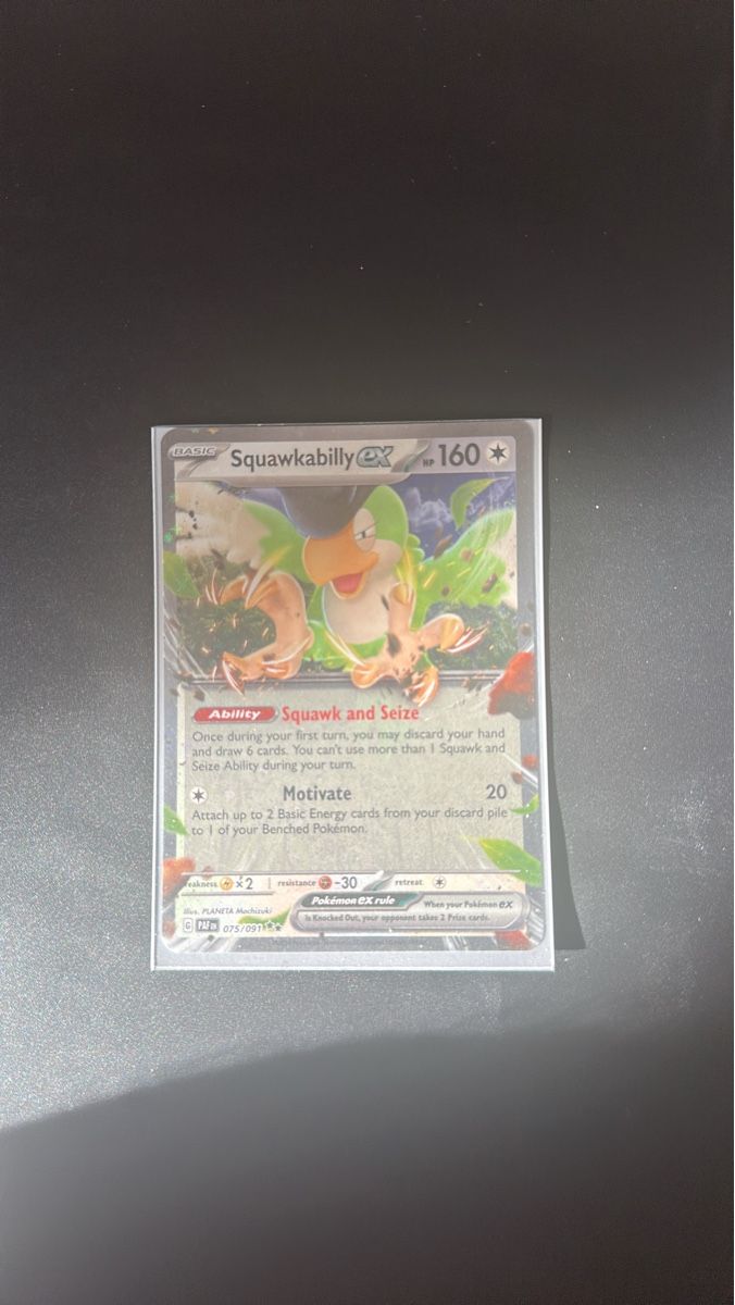 Pokémon Sammelbilder & Trading cards: Carte Pokémon Squawkabilly EX – Neu (gemäss Beschreibung) aus Le Mont-sur-Lausanne von dreambryan