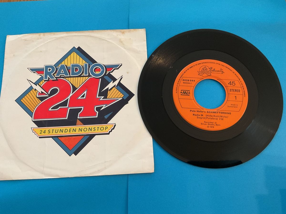 Dischi in vinile: Radio 24 - PolosSchmetterding, Vinyl Single, Top 1979 – Usato da Steinach venduto da Quarkie