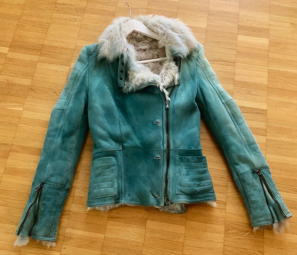 Giacche: Wildlederjacke mit Pelz – Nuovo (secondo la descrizione) da Zurich venduto da MX1000