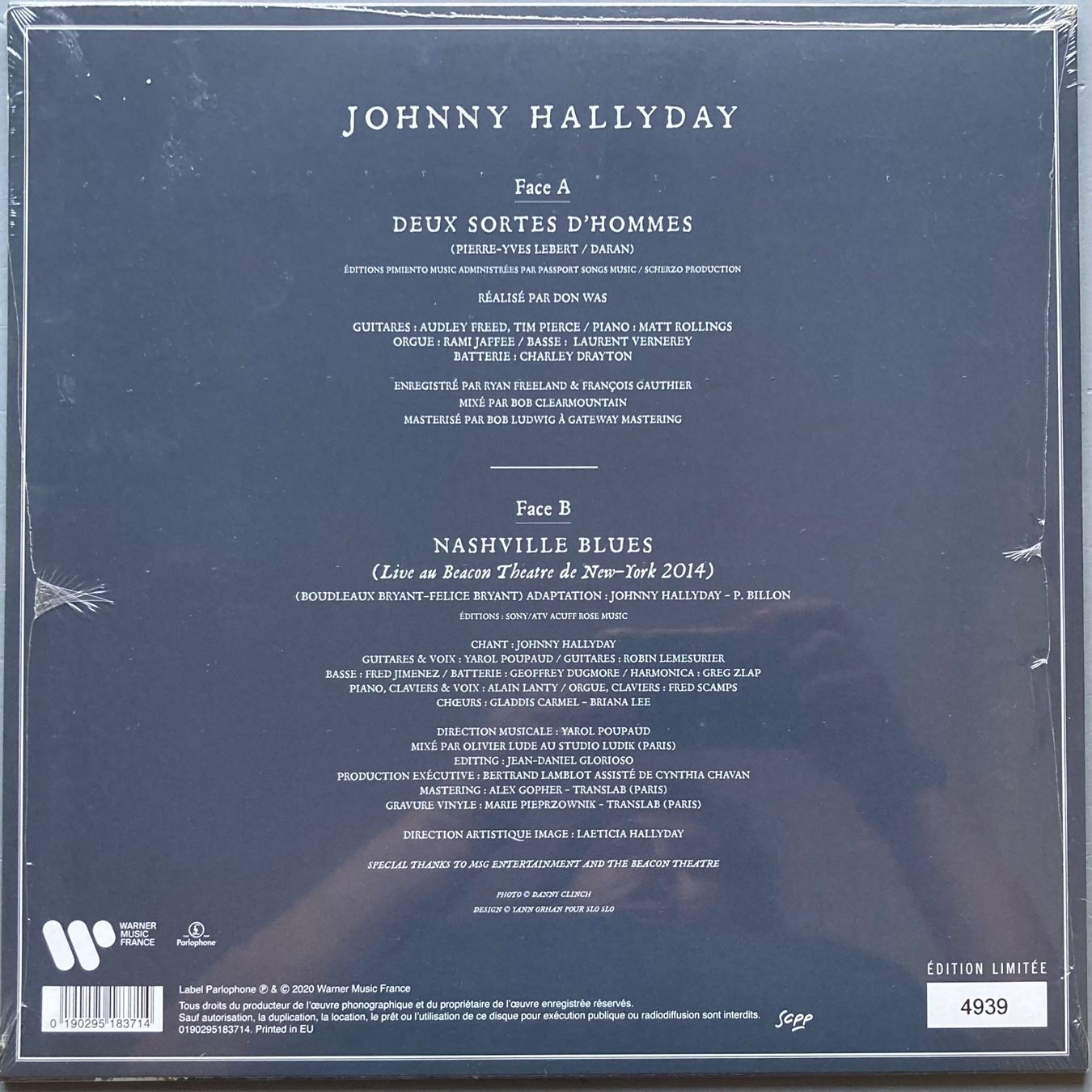 Dischi in vinile: JOHNNY HALLYDAY - DEUX SORTES D'HOMMES – Nuovo e nell'imballaggio originale da Poliez-Pittet venduto da Newtown-Records 1