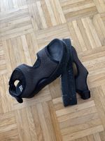 Camper Sandalen schwarz Mesh Plateau Grösse 40