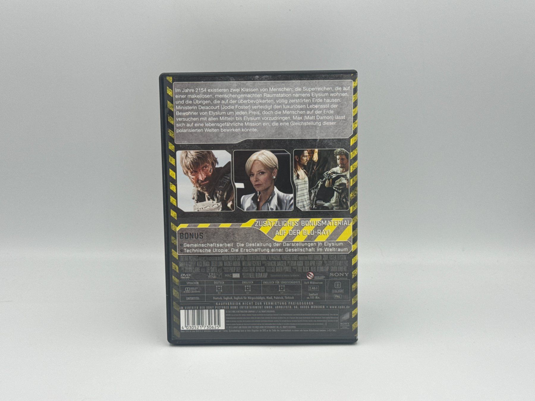 Tutti i DVDs: ELYSIUM - Versand, nur CHF 2.50! – Usato da Siblingen venduto da goodprice24 1