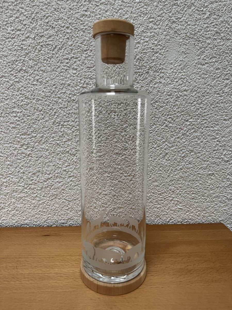 Caraffe: Glaskaraffe Arve mit Sujet – Usato da Meggen venduto da Bmoeve