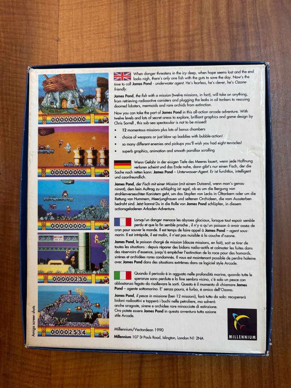 Giochi: Amiga Spiel: James Pond – Usato da Niederhasli venduto da Manuf0 1