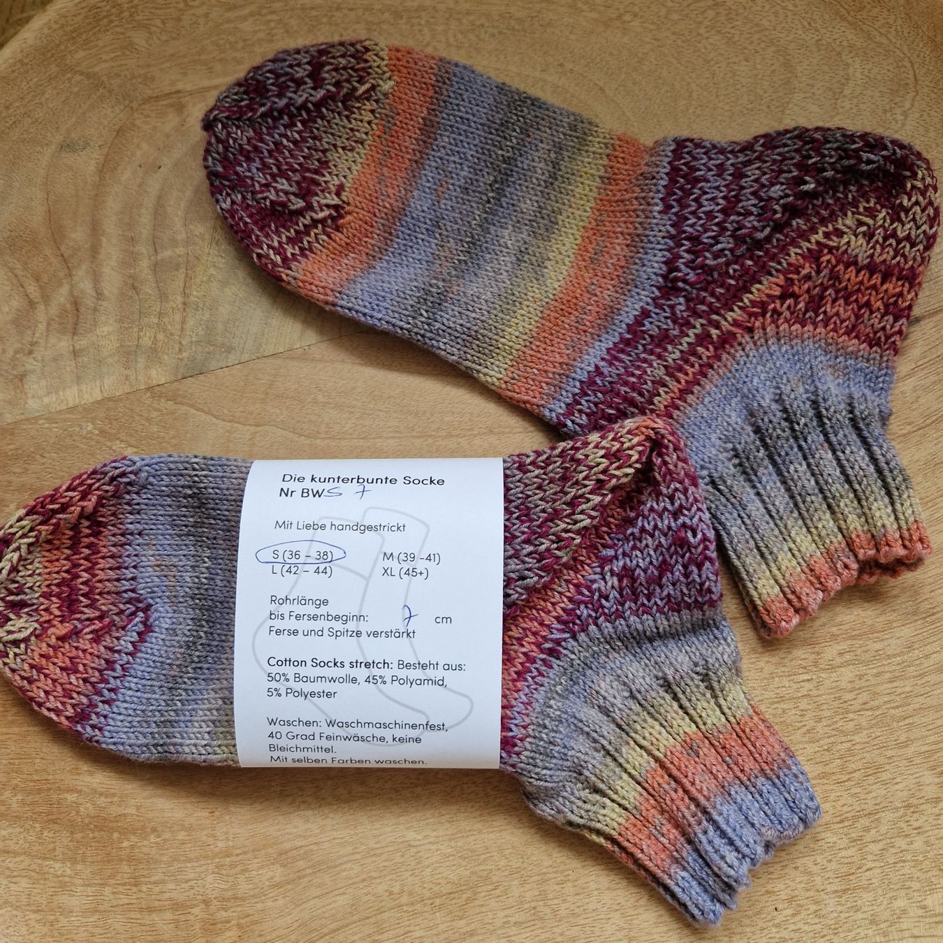 Calze: Sommersocke Grösse S (36-38), multicolor – Nuovo (secondo la descrizione) da Rüti ZH venduto da Gigelisuppe