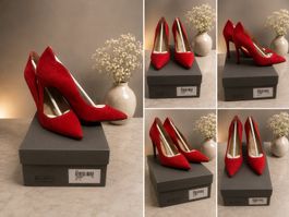 Damenschuhe Pumps rot Groesse 37 Neu von Outlet MADELEINE