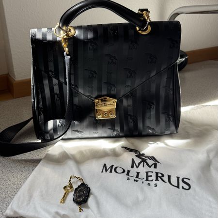 Schwarze Maison Mollerus Tasche