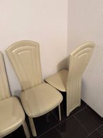 Esszimmerstühle 4 Stück Beige/Creme