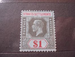 alte Marke Straits Settlement, 1 Dollar, *
