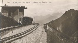 Rochers de Naye - Gare de Jaman + c1910