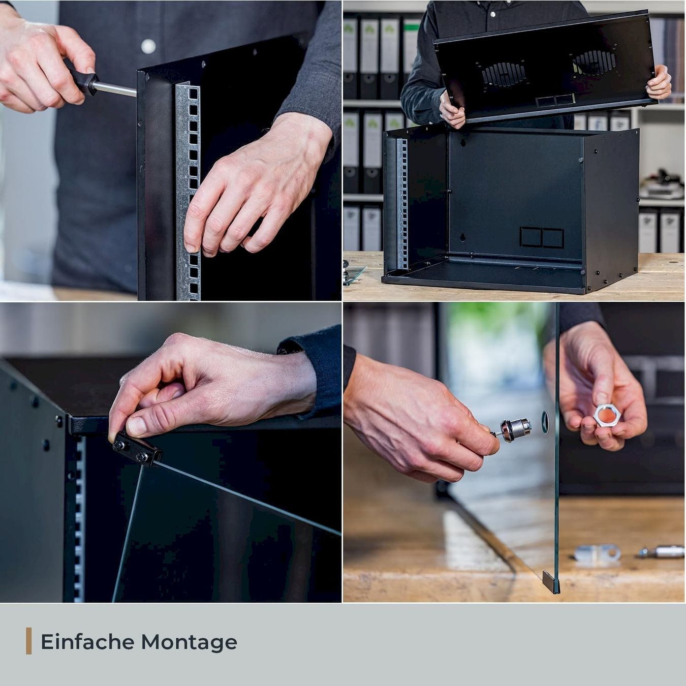 Racks & Ständer: HMF Serverschrank 19 Zoll 9HE – Neu und originalverpackt aus Bottighofen von zaap 5