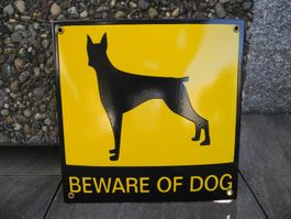 ACHTUNG HUND  EMAILSCHILD