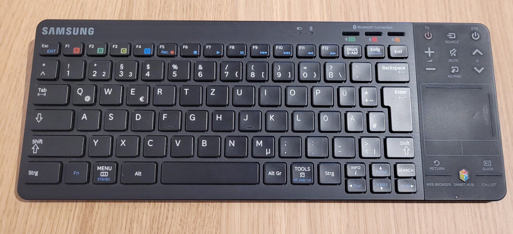 Samsung Tastiere: Samsung Smart Wireless Keyboard VG-KBD2000 Schwarz – Usato da Zürich venduto da maz_9qsd
