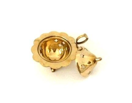 Tutte le decorazioni: Räuchergefäss - Lotus Messing – Nuovo e nell'imballaggio originale da Mauren venduto da Yeelen 4