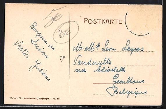 Cartoline postali: Grindelwald, Hotel Grosse Scheidegg mit  – Usato da Berlin venduto da bartko-reher 1