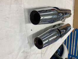 Auspufftöpfe Harley Davidson 64712-08B, 64711-08B
