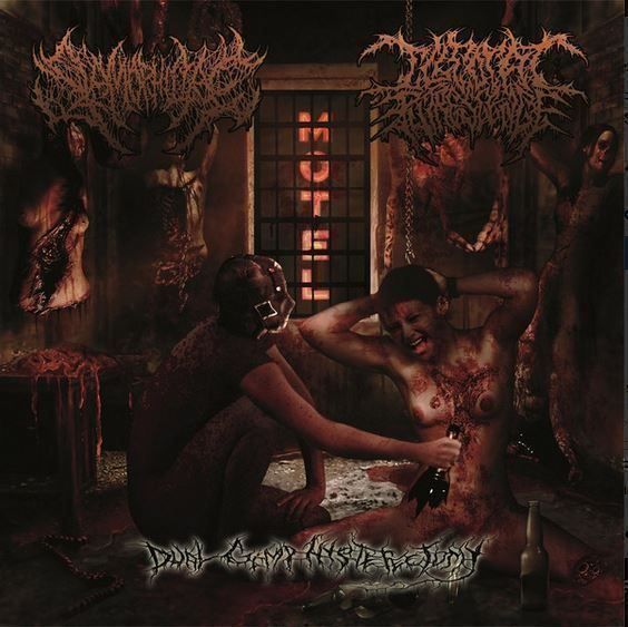 CD: Clitoral putrescence/Slamophiliac - Dual – Usato da St-Cergue venduto da VeganWarrior