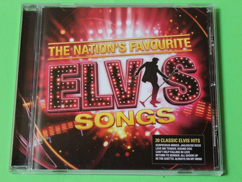 ELVIS PRESLEY - THE NATION'S FAVOURITE ELVIS SONGS CD 2013 2
